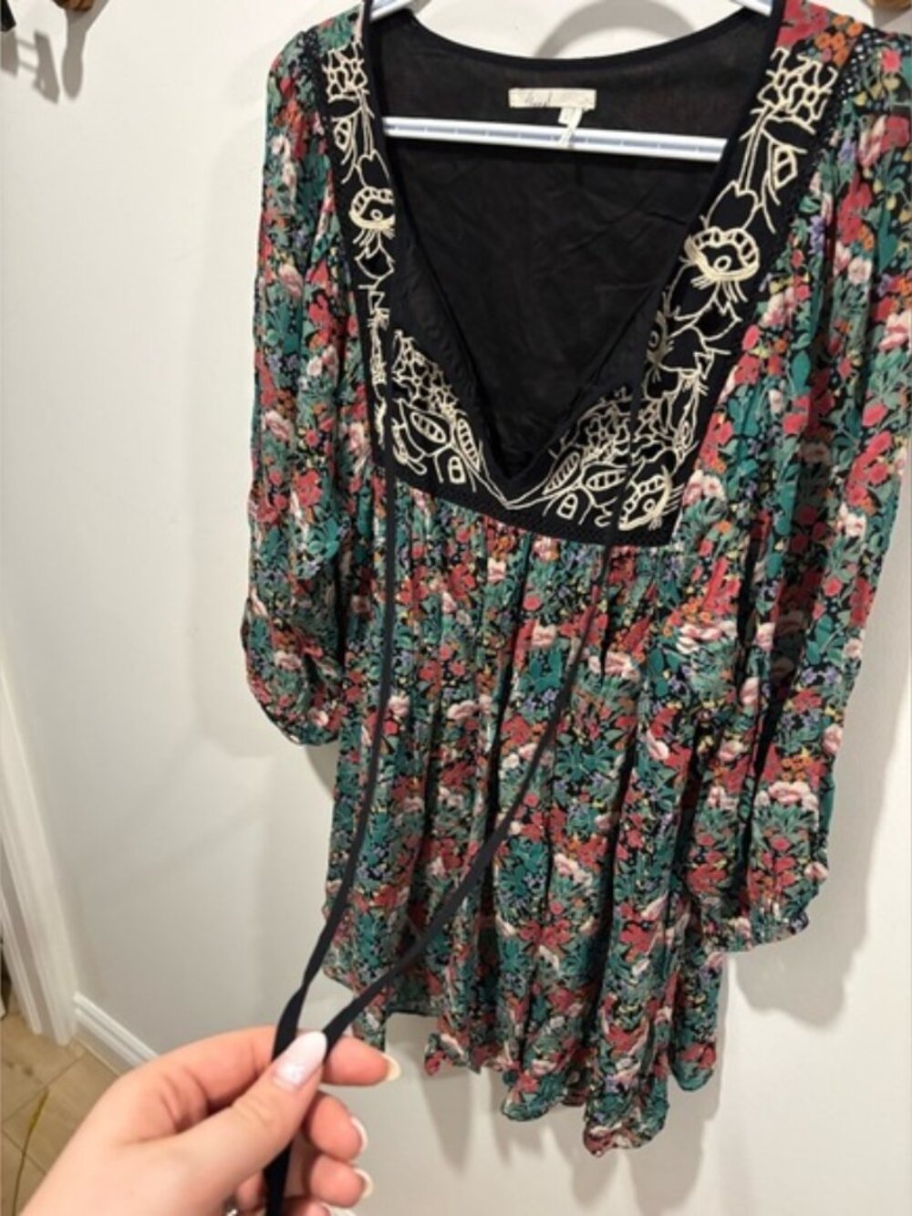 ANTHROPOLOGIE - Floreat- Ottava Peasant Dress, Size Small - Picture 3 of 11